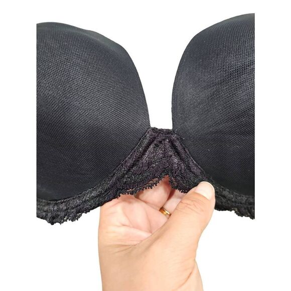 NATORI Feathers Strapless Plunge Bra Sz 36 DDD - Picture 7 of 8